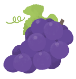 イラスト:ぶどう