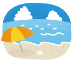 イラスト:海水浴