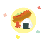おにぎりのイラスト
